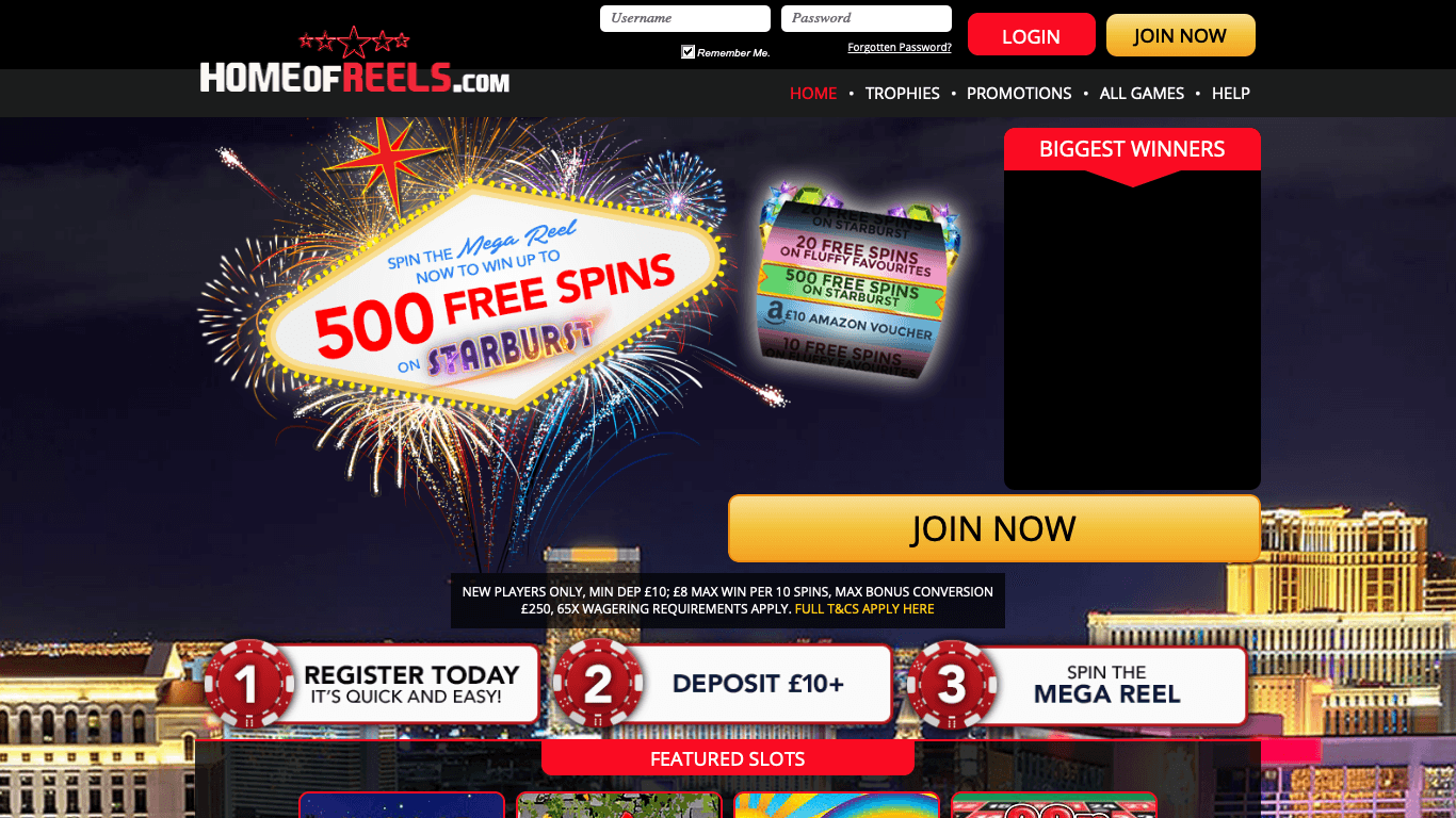 Home of Reels Casino