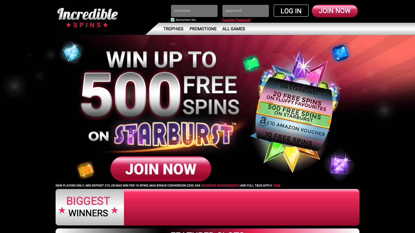 Incredible Spins Casino
