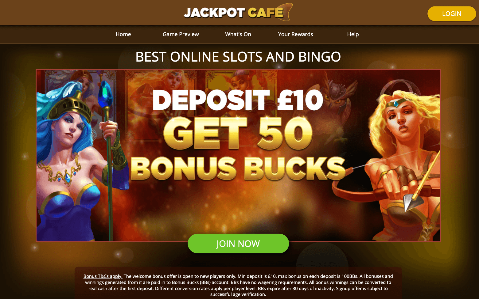 Jackpot Cafe Casino