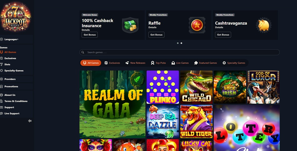 Jackpot Nexus Casino