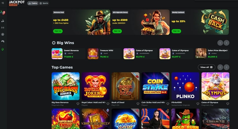 Jackpot Raider Casino