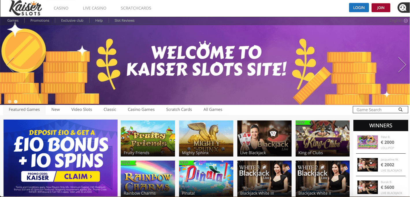Kaiser Slots Casino
