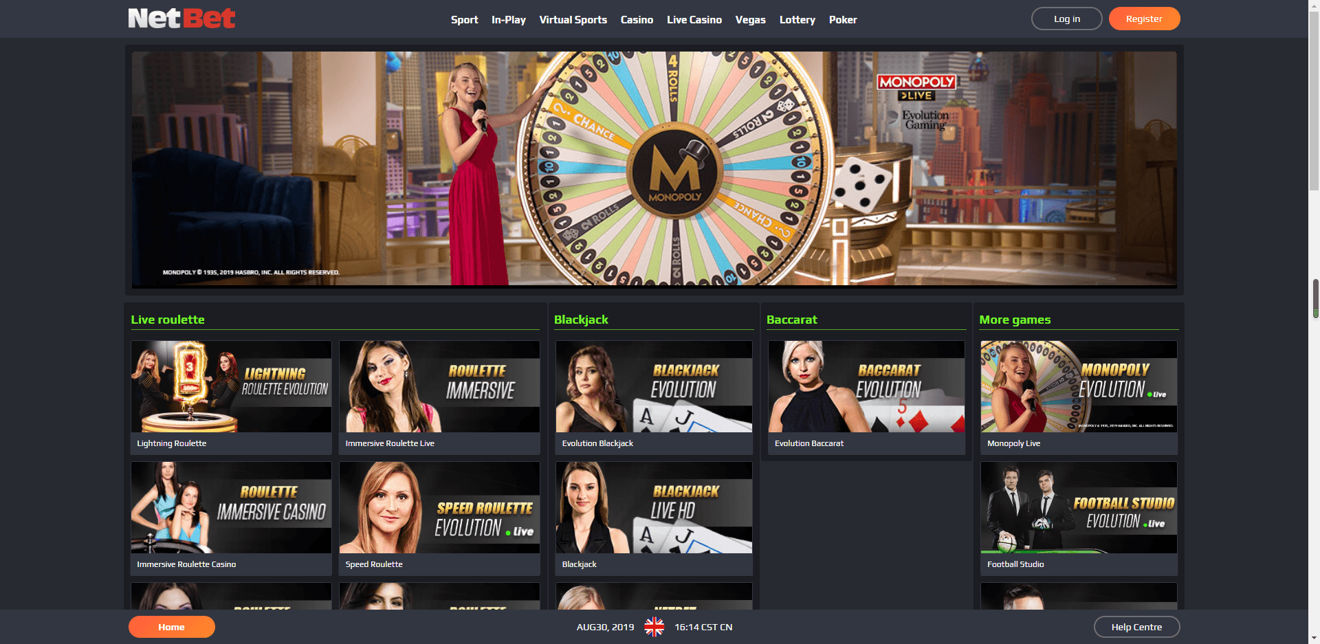 Live Netbet Casino
