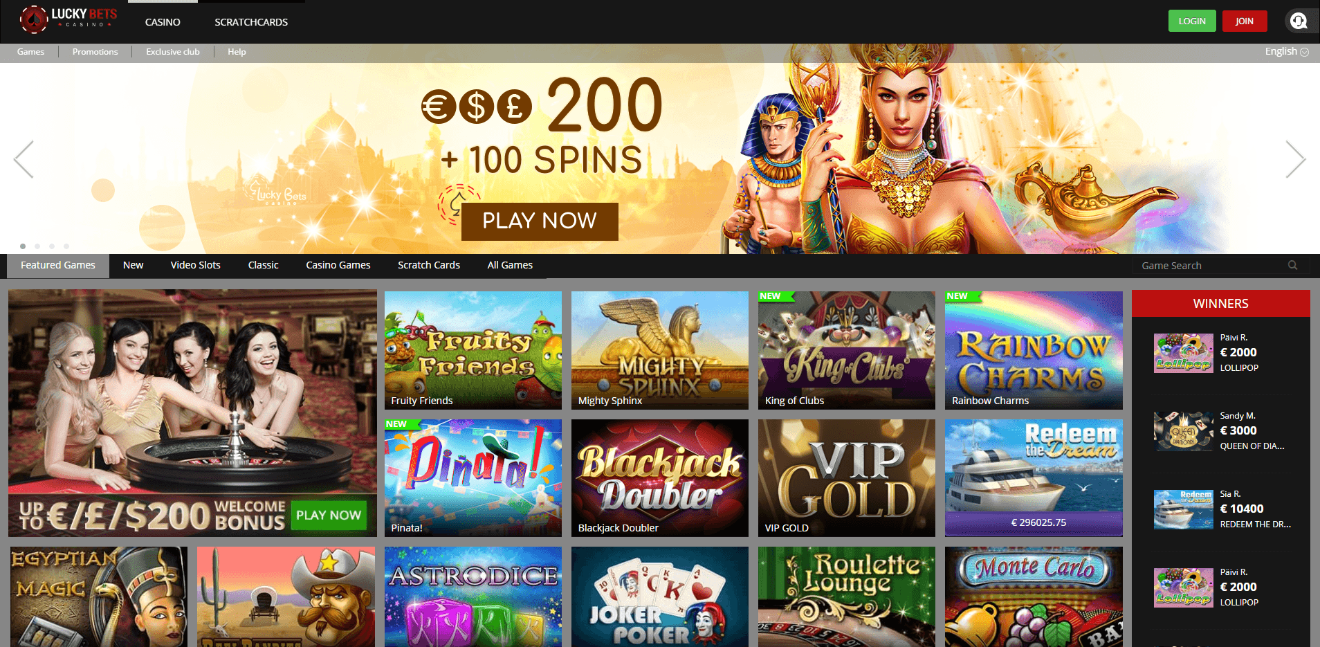 Lucky Bets Casino