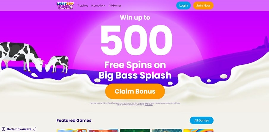 Lucky Cow Bingo Casino