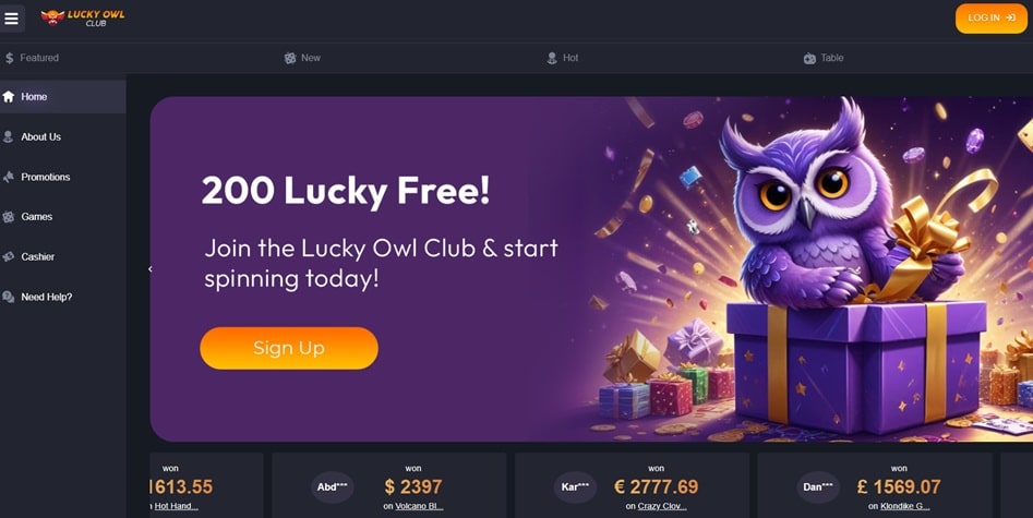 Lucky Owl Club Casino
