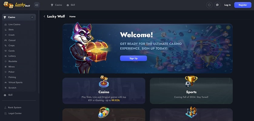 Lucky Wolf Casino