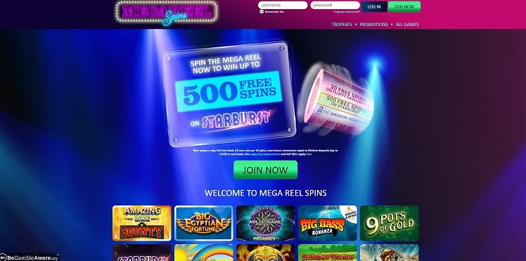 Mega Reel Spins Casino