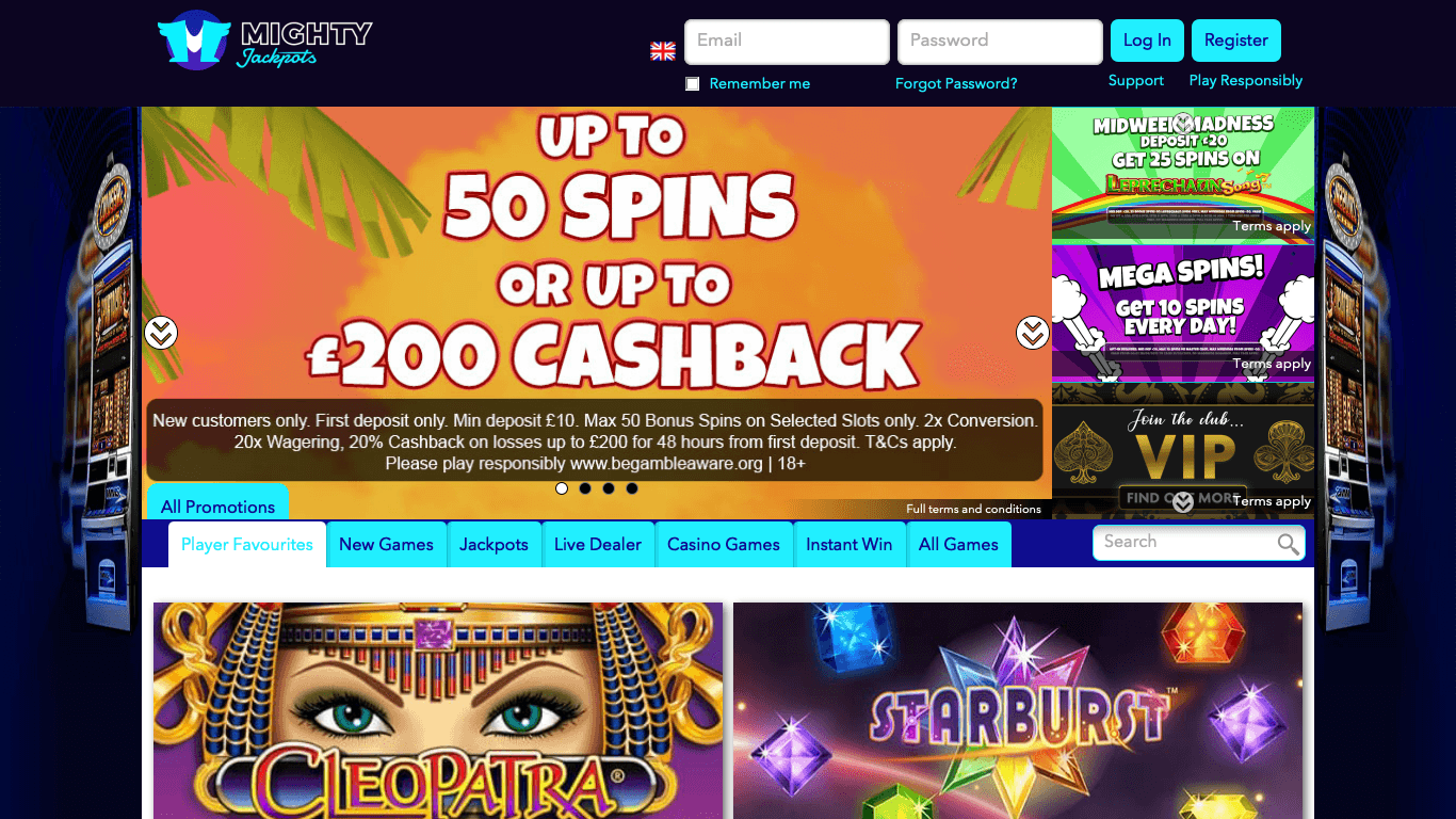 Mighty Jackpots Casino