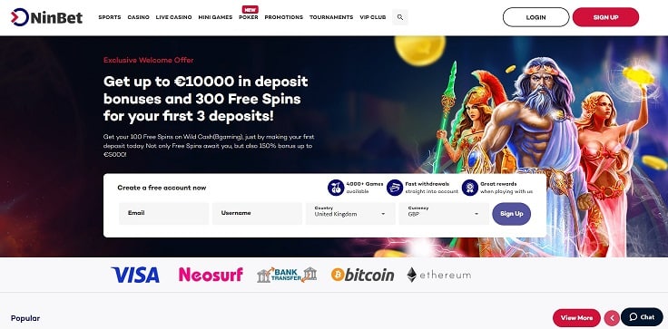 NinBet Casino