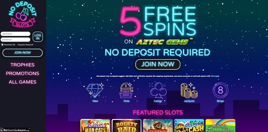No Deposit Slots Casino
