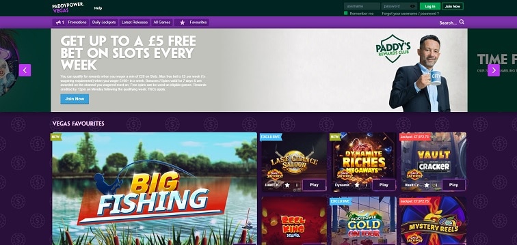 Paddy Power Vegas Casino