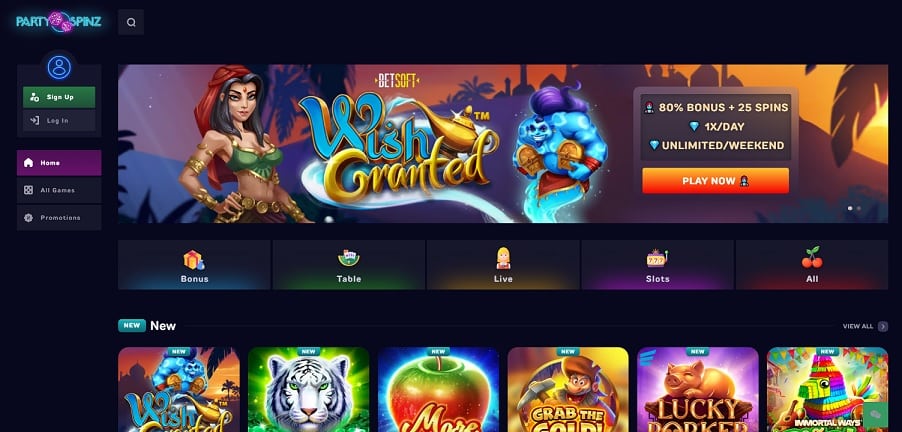 Party Spinz Casino