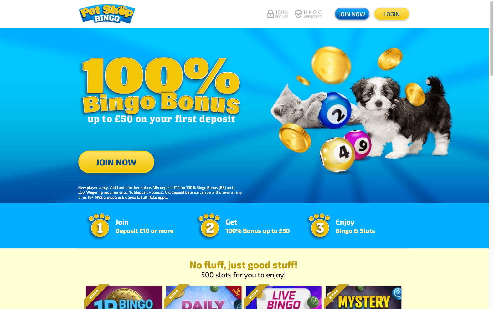 Pet Shop Bingo Casino