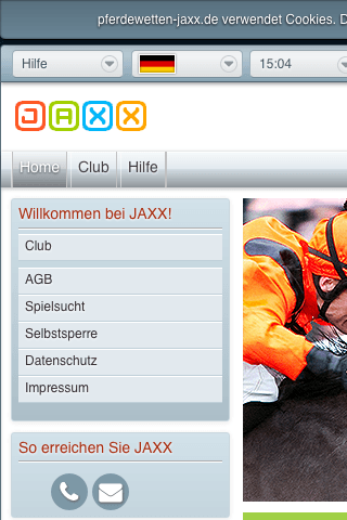 Pferdewetten JAXX Casino