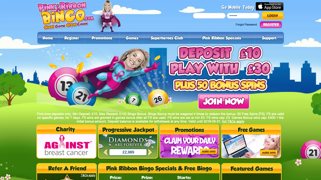 Pink Ribbon Bingo Casino