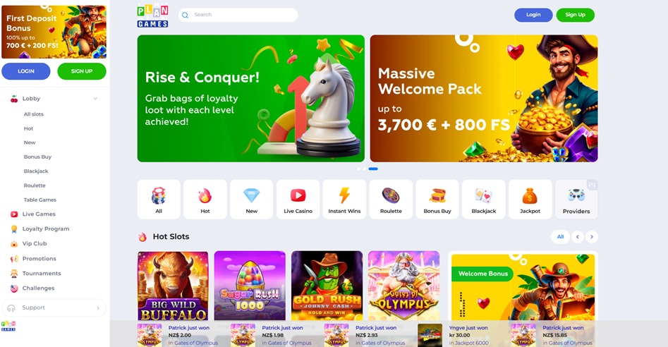Plan Games Casino