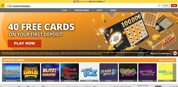 Prime Scratch Cards Casino