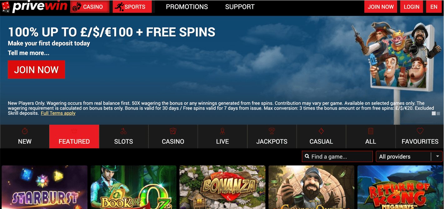 PriveWin Casino