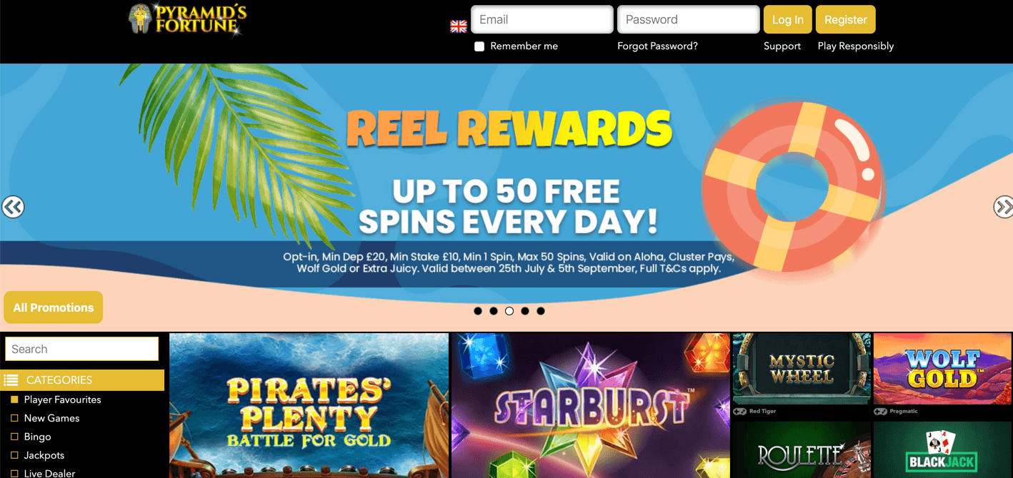 Pyramids Fortune Casino