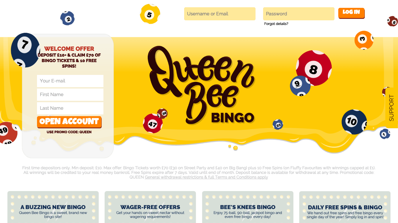 Queen Bee Bingo Casino