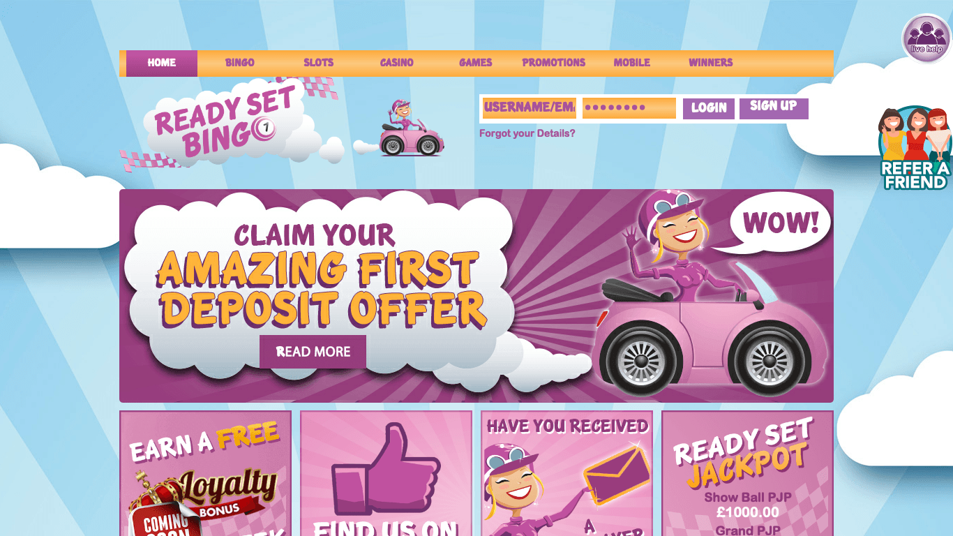 Ready Set Bingo Casino