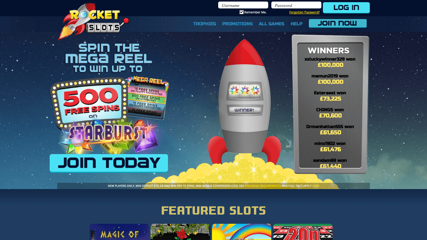 Rocket Slots Casino