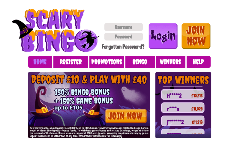 Scary Bingo Casino