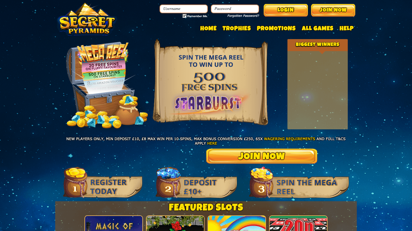 Secret Pyramids Casino