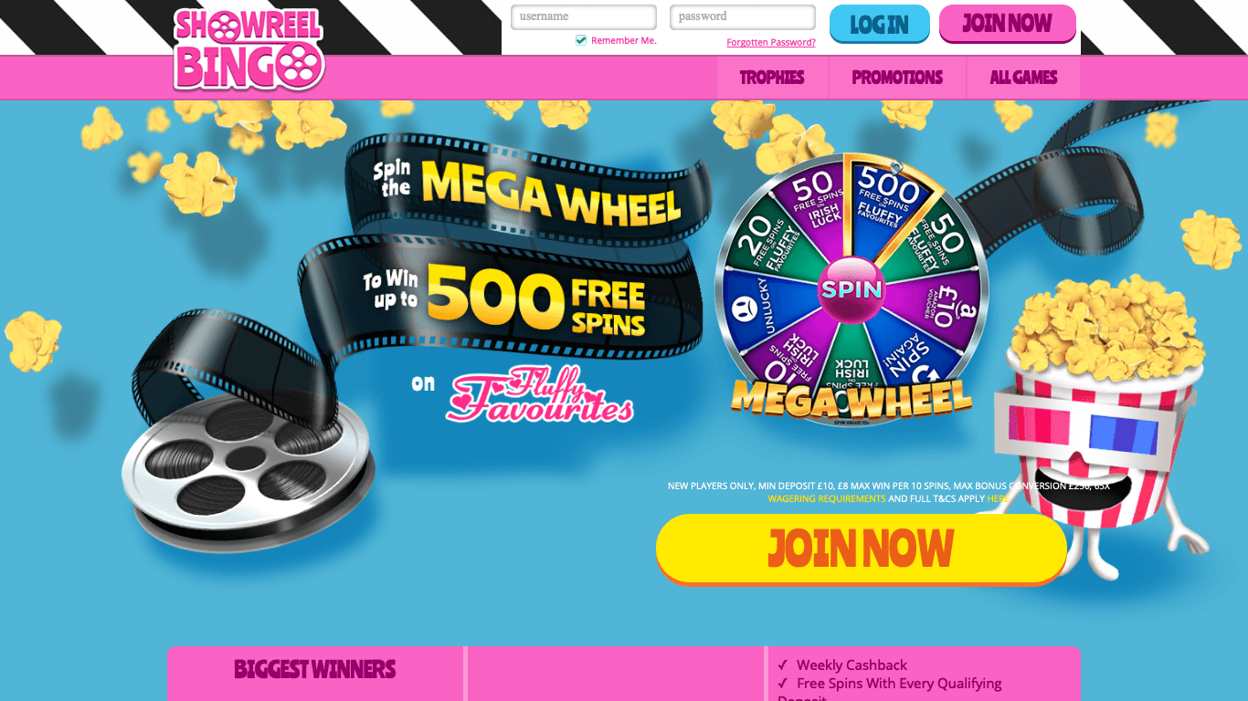 Showreel Bingo Casino