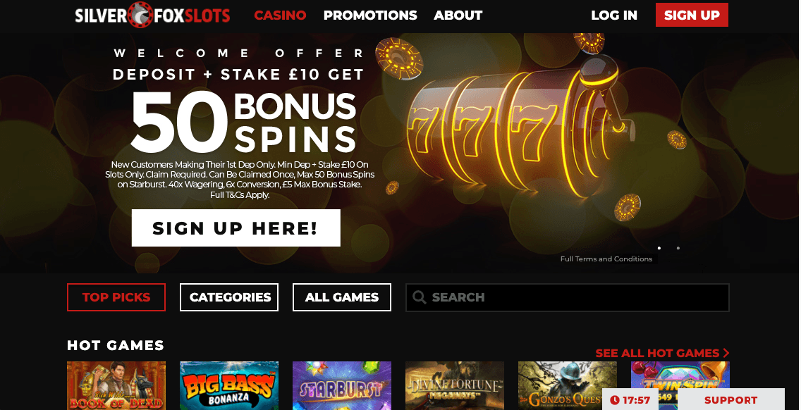 Silver Fox Slots Casino