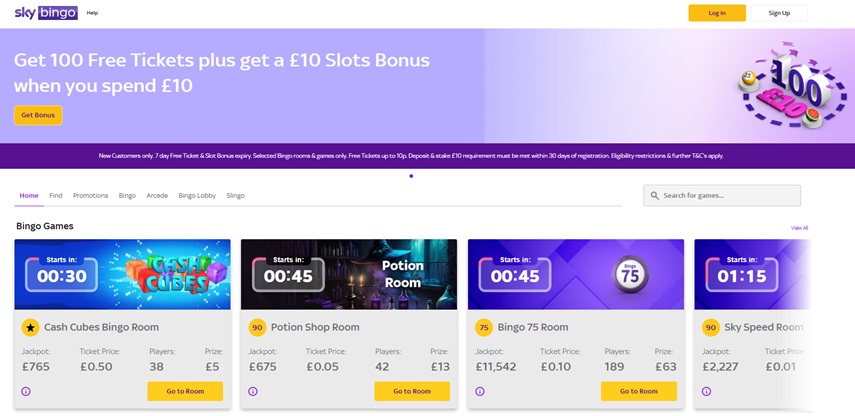 Sky Bingo Casino