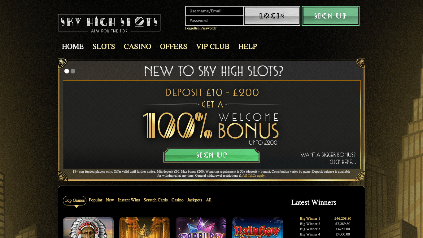 Sky High Slots Casino