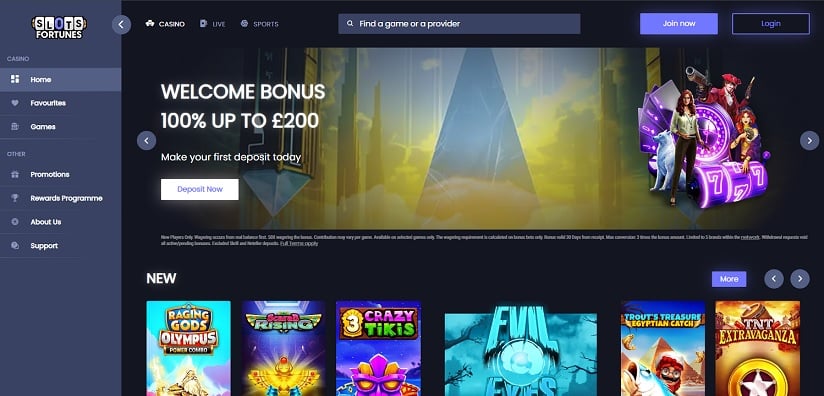 Slots Fortunes Casino