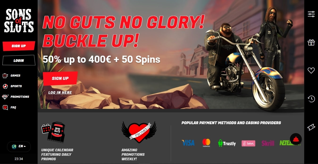 Sons of Slots Casino