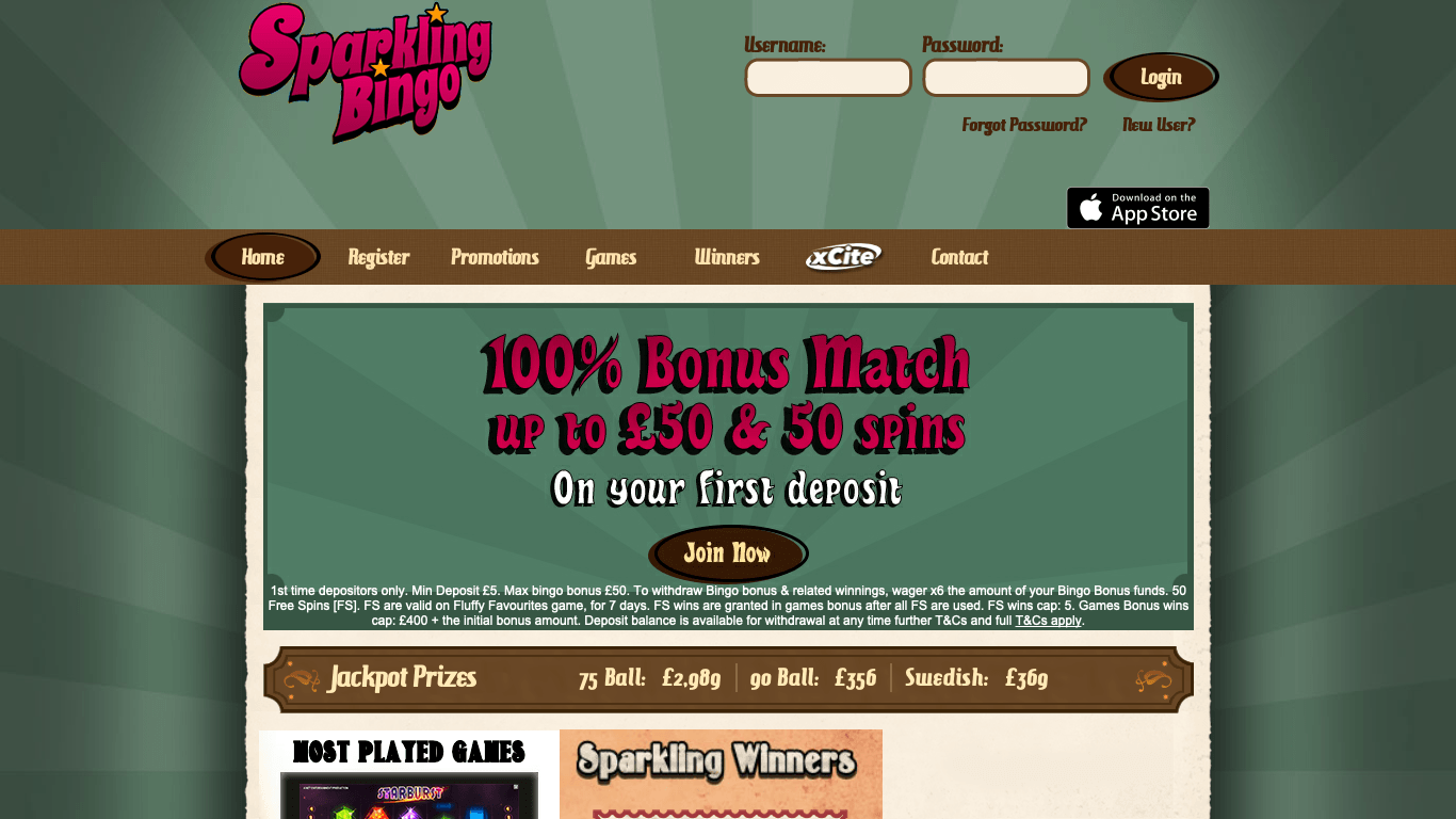 Sparkling Bingo Casino