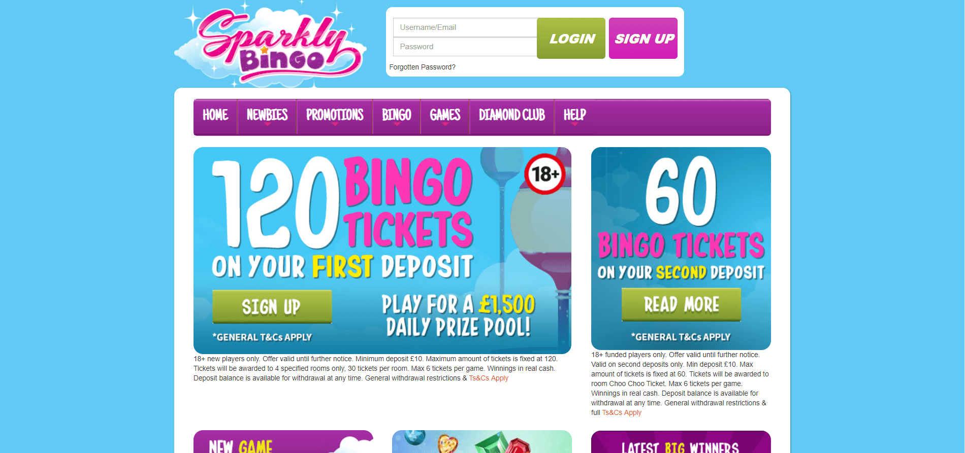 Sparkly Bingo Casino