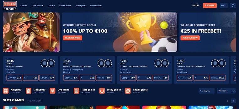 Spinbookie Casino