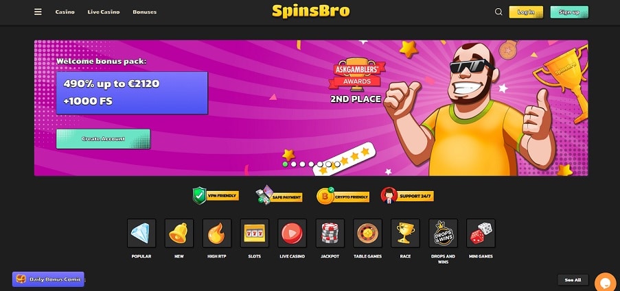 SpinsBro Casino