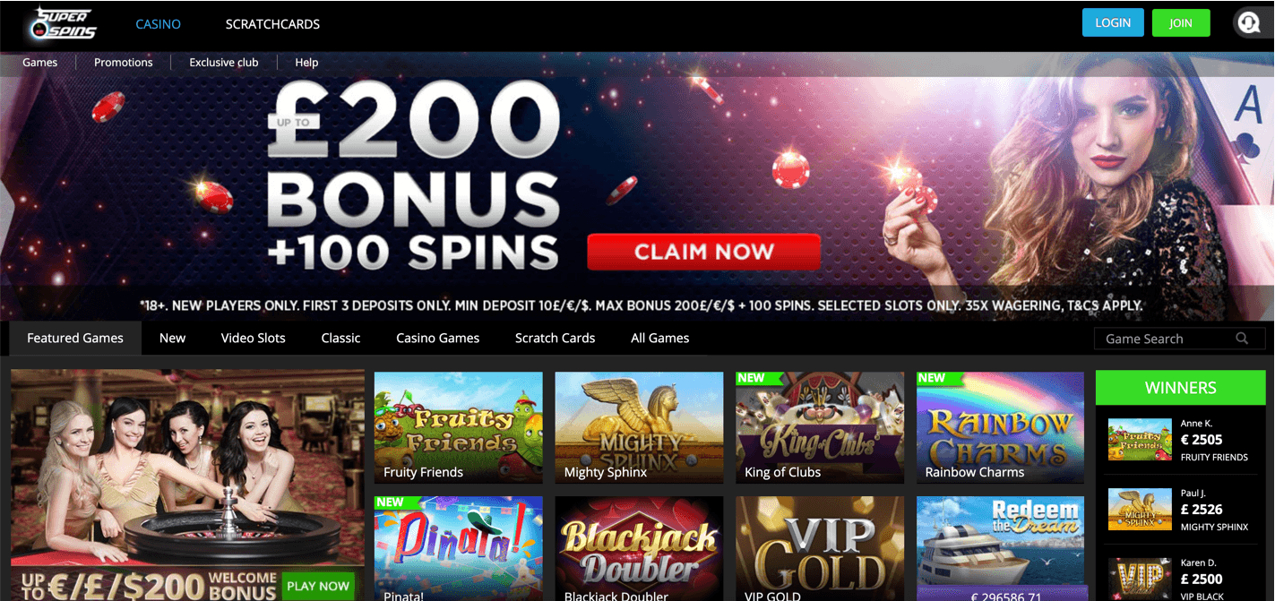 Super Spins Casino