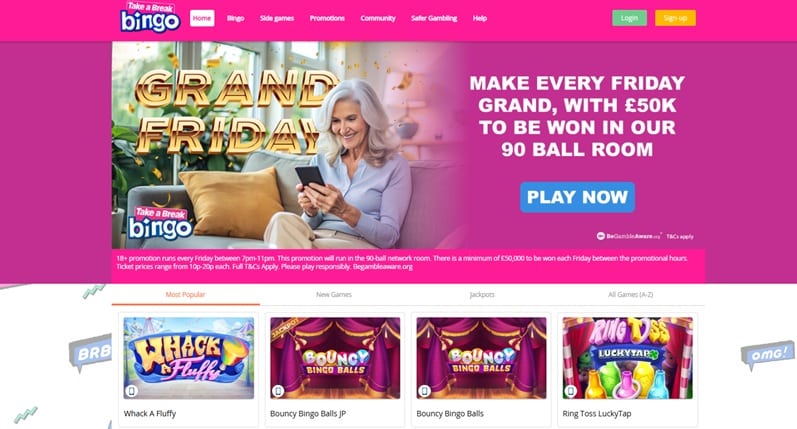 Take a Break Bingo Casino