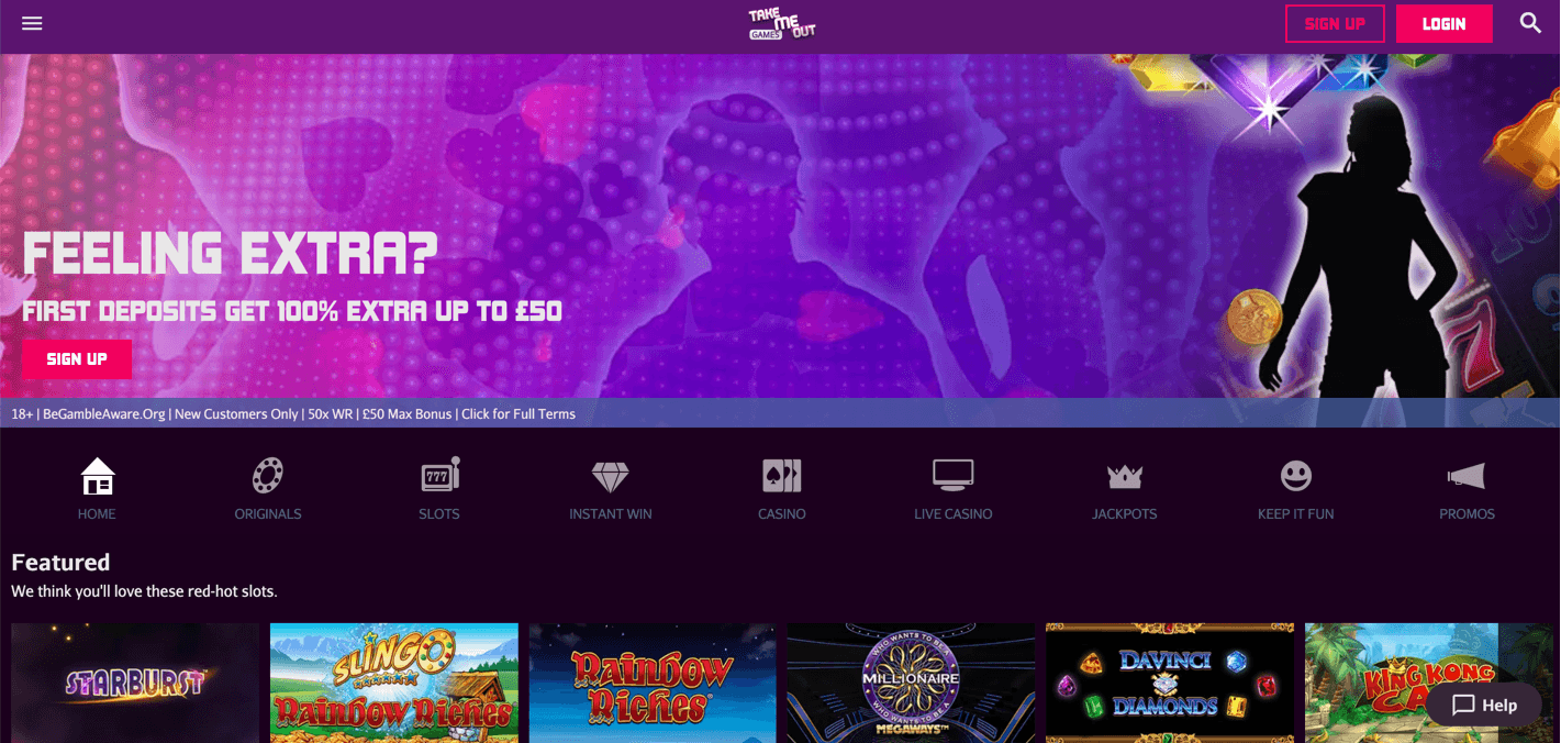 Take Me Out Games Casino