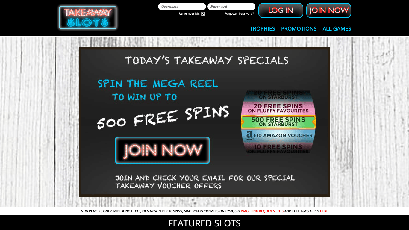 Takeaway Slots Casino