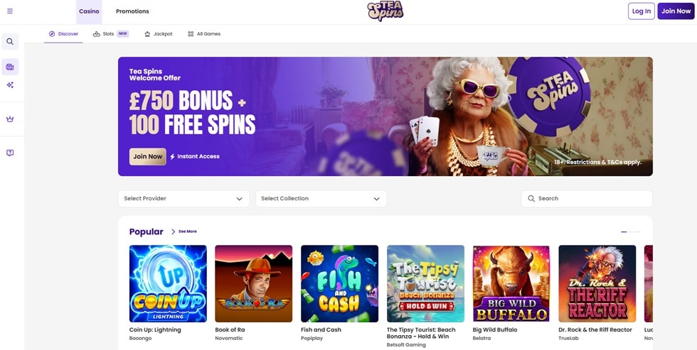 Tea Spins Casino