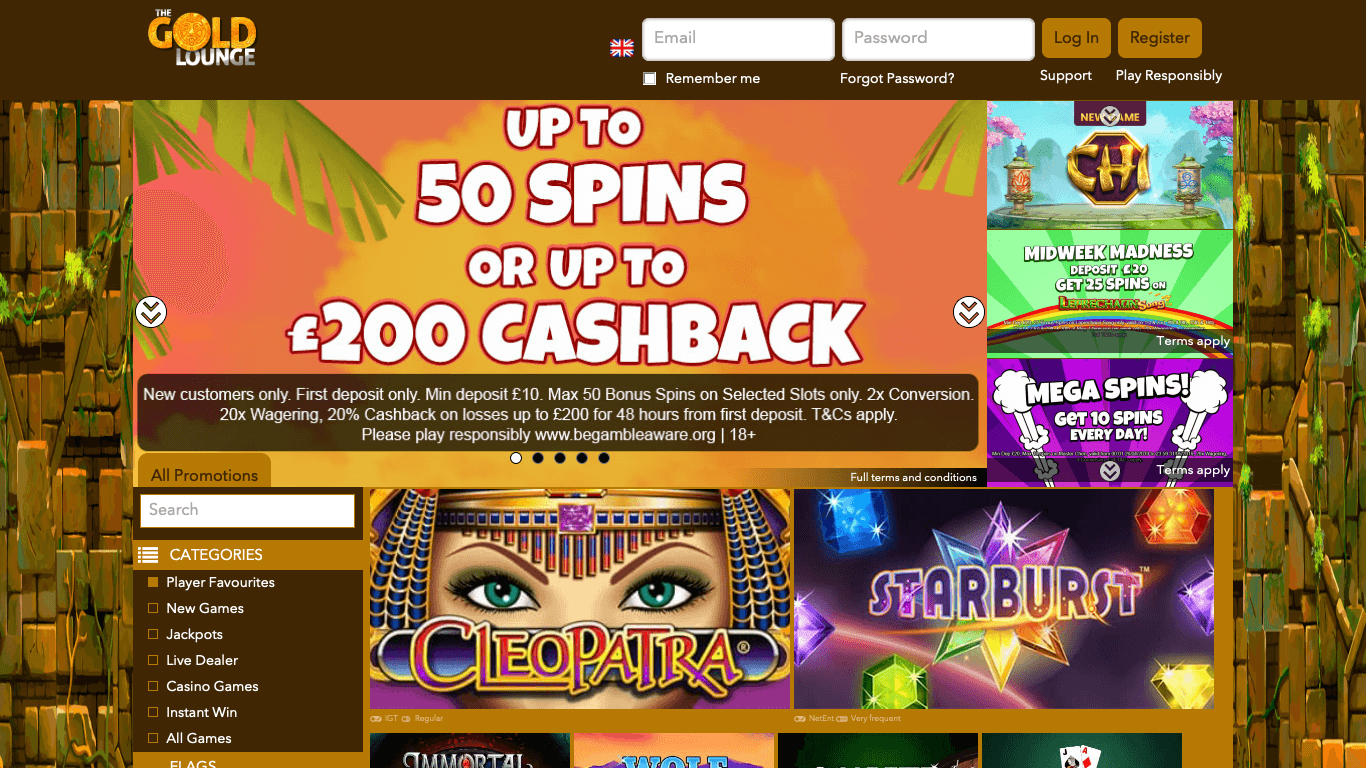 The Gold Lounge Casino