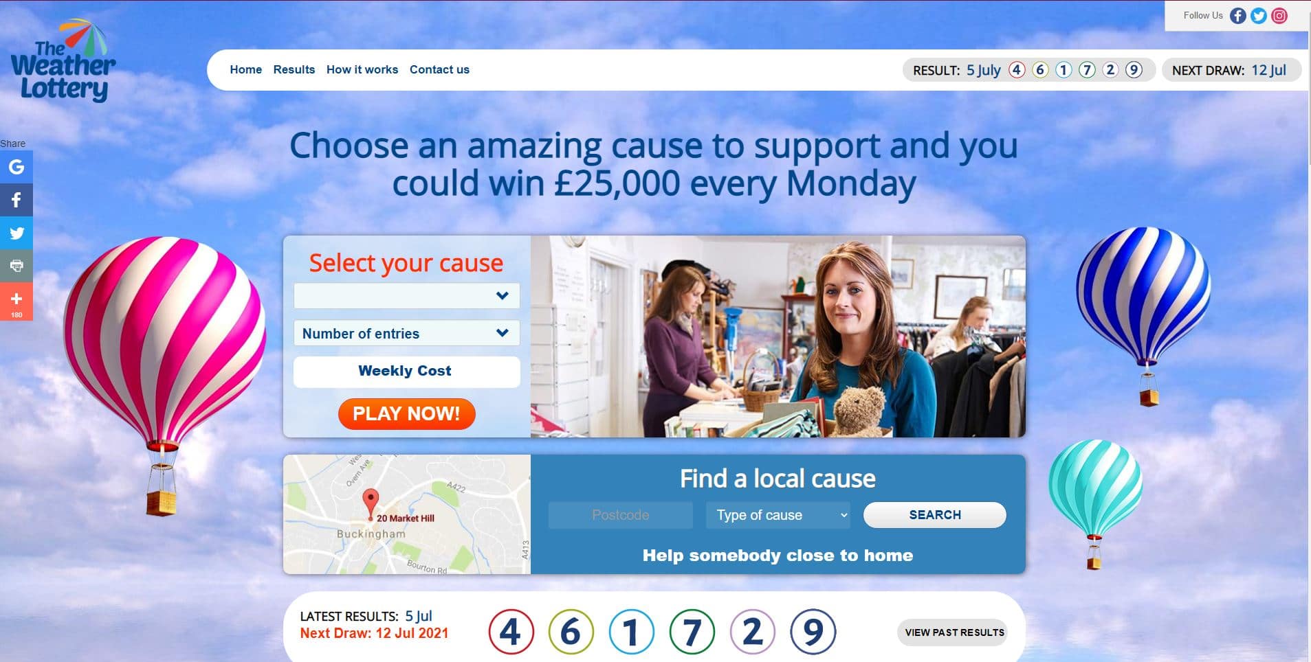 The Weather Lottery Casino