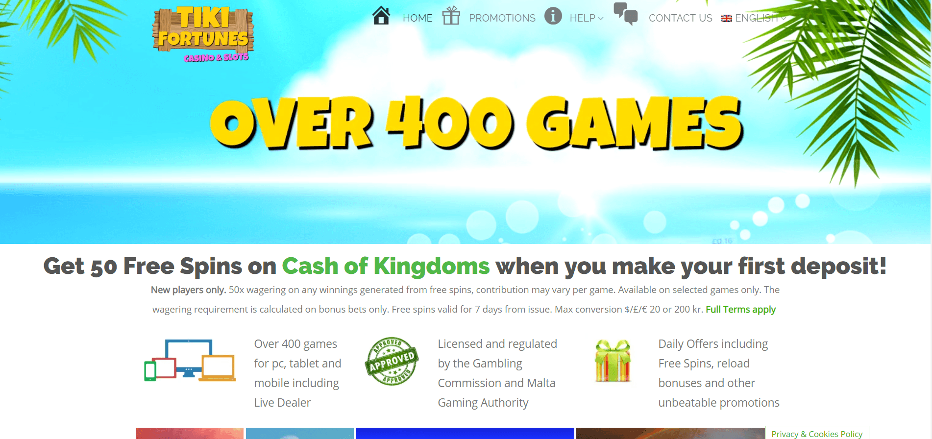 Tiki Fortunes Casino