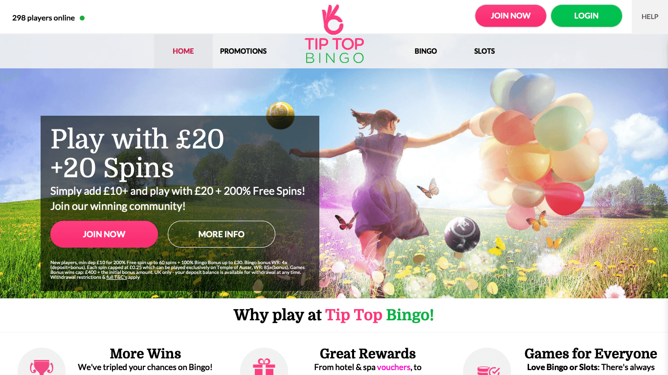 Tip Top Bingo Casino