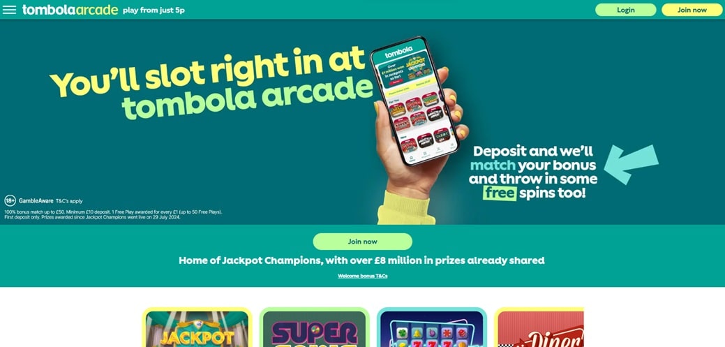 Tombola Arcade Casino