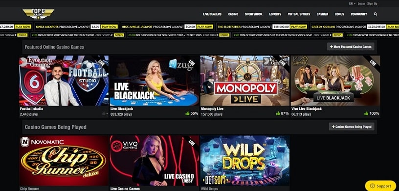 Top G Casino